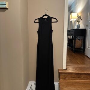 Black Sleeveless Maxi Dress